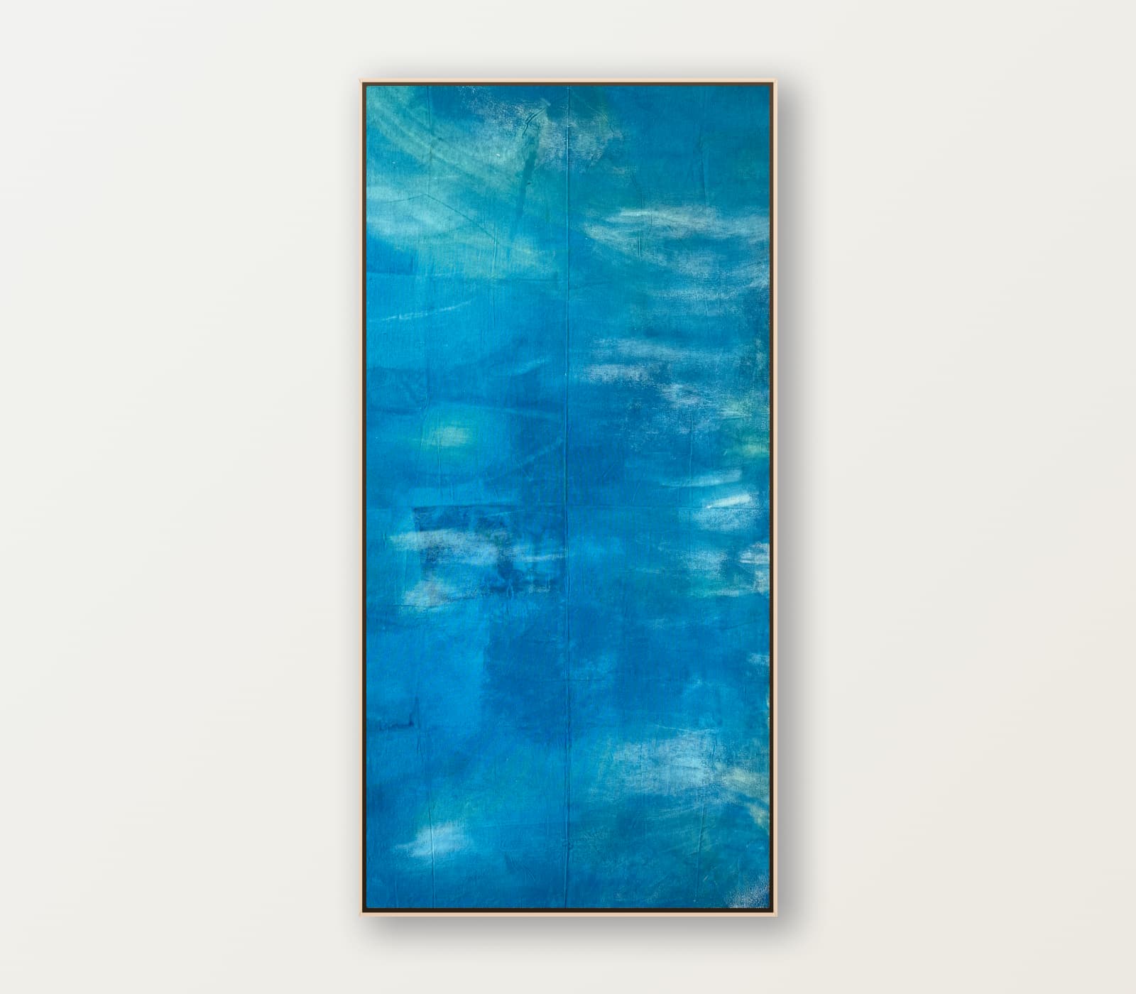 shallows no. 1 · acrylic + pastel on canvas